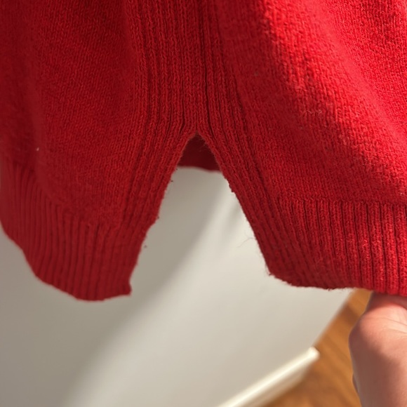 Old Navy red long sleeve turtleneck sweater - Picture 4 of 6